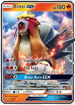 Entei GX 10/73 · Légendes Brillantes