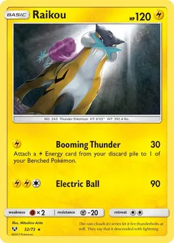 Raikou 32/73 · Légendes Brillantes