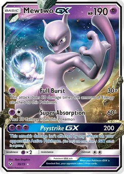 Mewtwo GX 39/73 · Légendes Brillantes