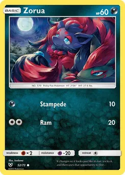 Zorua 52/73 · Légendes Brillantes