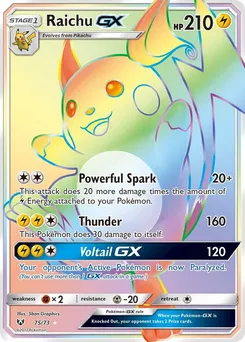 Raichu GX 75/73 · Légendes Brillantes