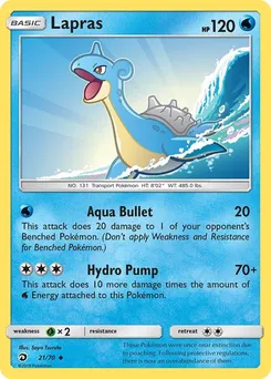 Lapras 21/70 · Dragon Majesty