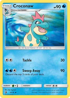 Croconaw 23/70 · Dragon Majesty