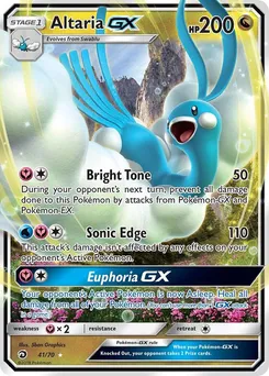 Altaria GX 41/70 · Dragon Majesty