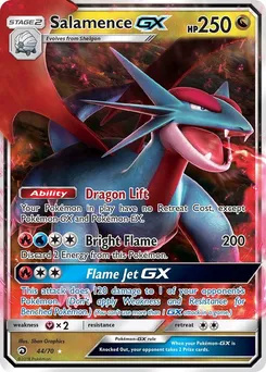Salamence GX 44/70 · Dragon Majesty