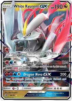 White Kyurem GX 48/70 · Dragon Majesty