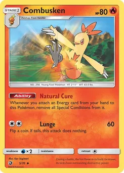 Combusken 5/70 · Dragon Majesty