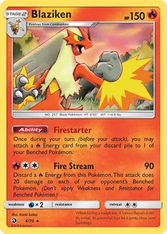 Blaziken 6/70 · Dragon Majesty