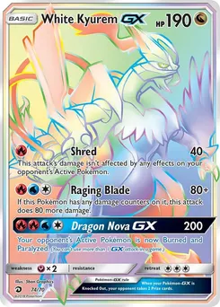 White Kyurem GX 74/70